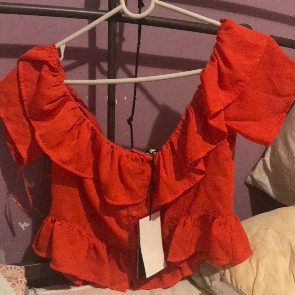 Off the shoulder shirt